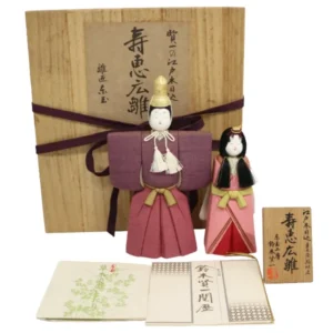 鈴木賢一 江戸木目込み人形　寿恵広雛　雛匠東玉　ひな人形